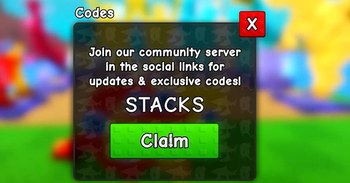 Redeem code button in Plants vs Brainrots